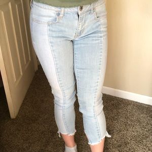 Boho Crop Jeggings🪴 One Of A Kind Design